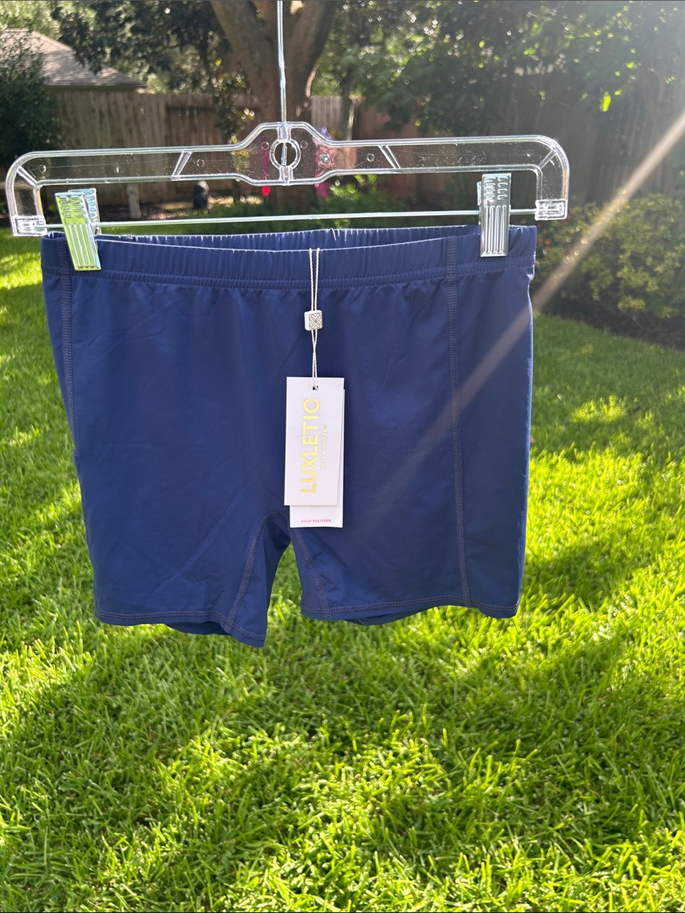 Luxeletic Navy Shorts - Lilly Pulitzer